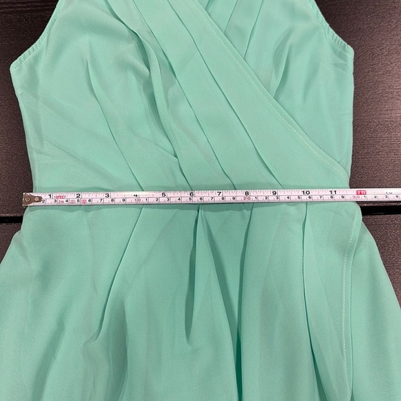 Tobi Robbin Egg Blue Wrap Effect Mini Dress - S - Picture 8 of 11